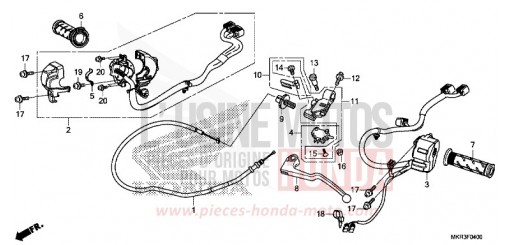 HANDLE LEVER/SWITCH/CABLE CBR1000STL de 2020